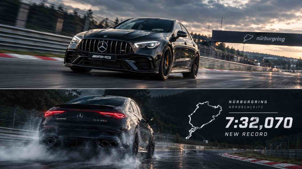 Nya Mercedes CLA 45 AMG 680 hk och N&uuml;rburgringrekord