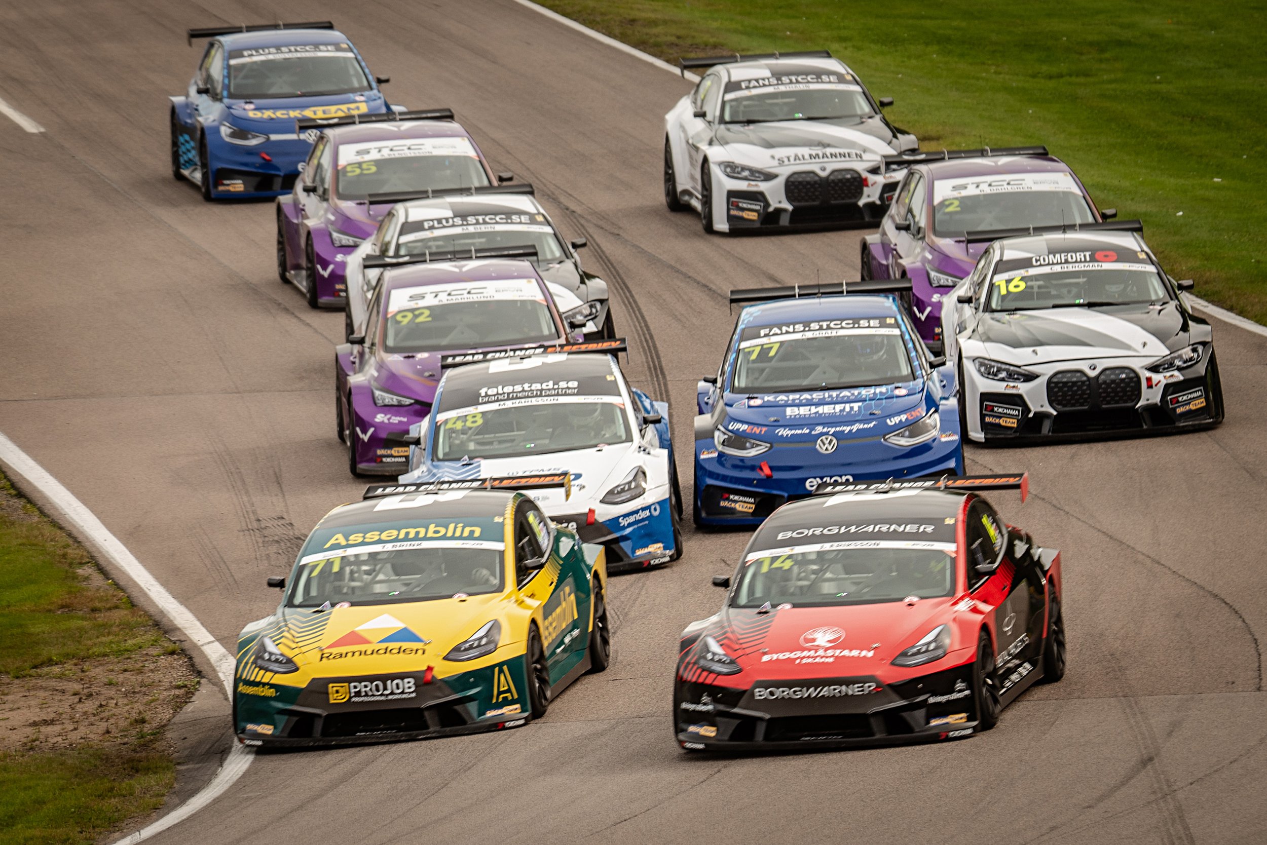 Biltävlingen Stcc börjar köras igen